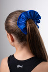 Royal Blue Wetlook Lycra Scrunchie