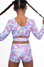 Prism Long Sleeve Crop Top