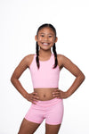 Ellidy Pink Crop Top