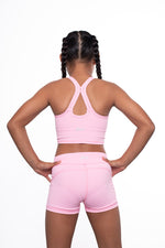 Luxe Ellidy Pink Crop Top