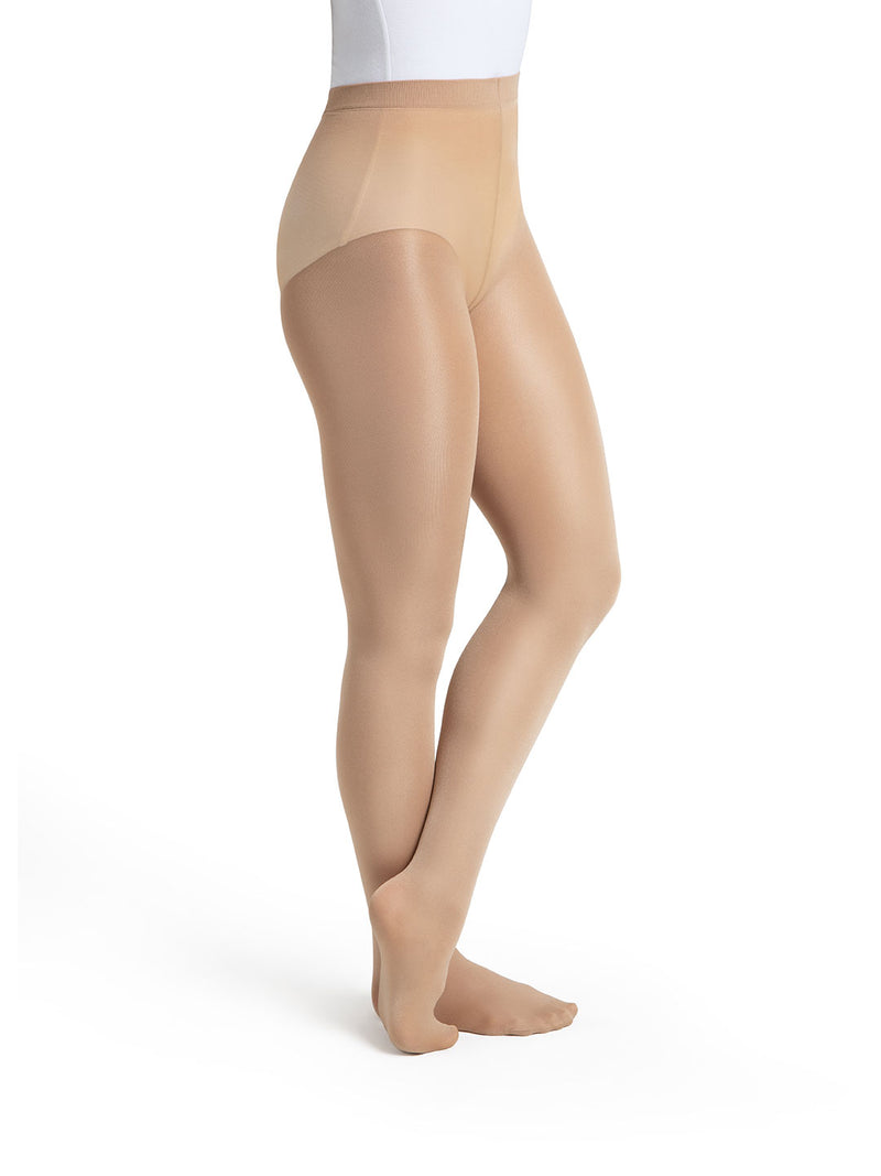 Capezio -Girls Ultra Shimmery Footed Tights