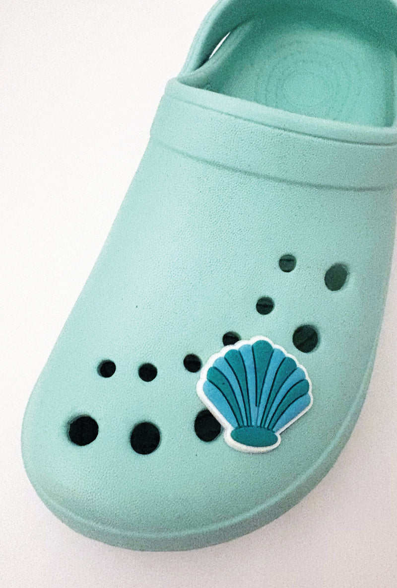 Mermaid Green Shell -  Croc Jibbitz