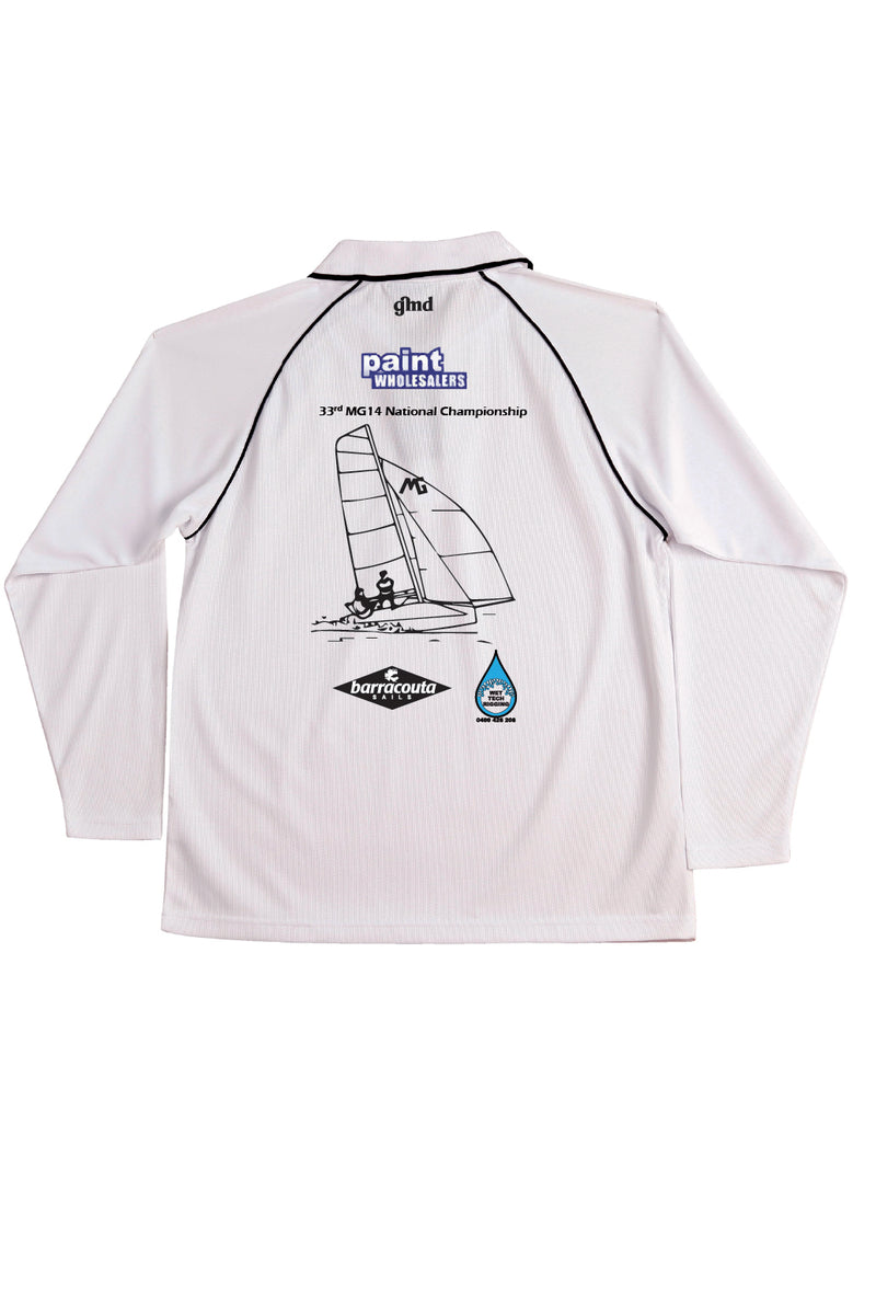 2025 MG14 Nationals Long Sleeve Polo