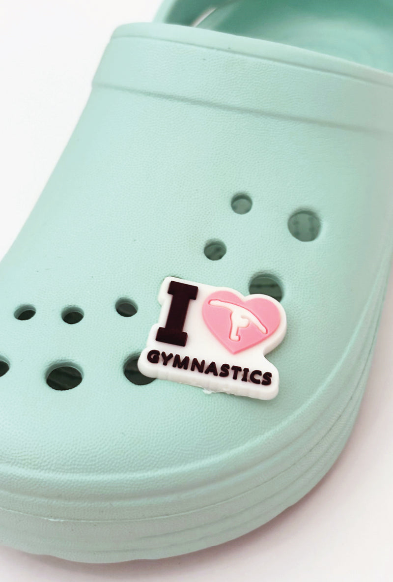 I Love Gymnastics- Croc Jibbitz