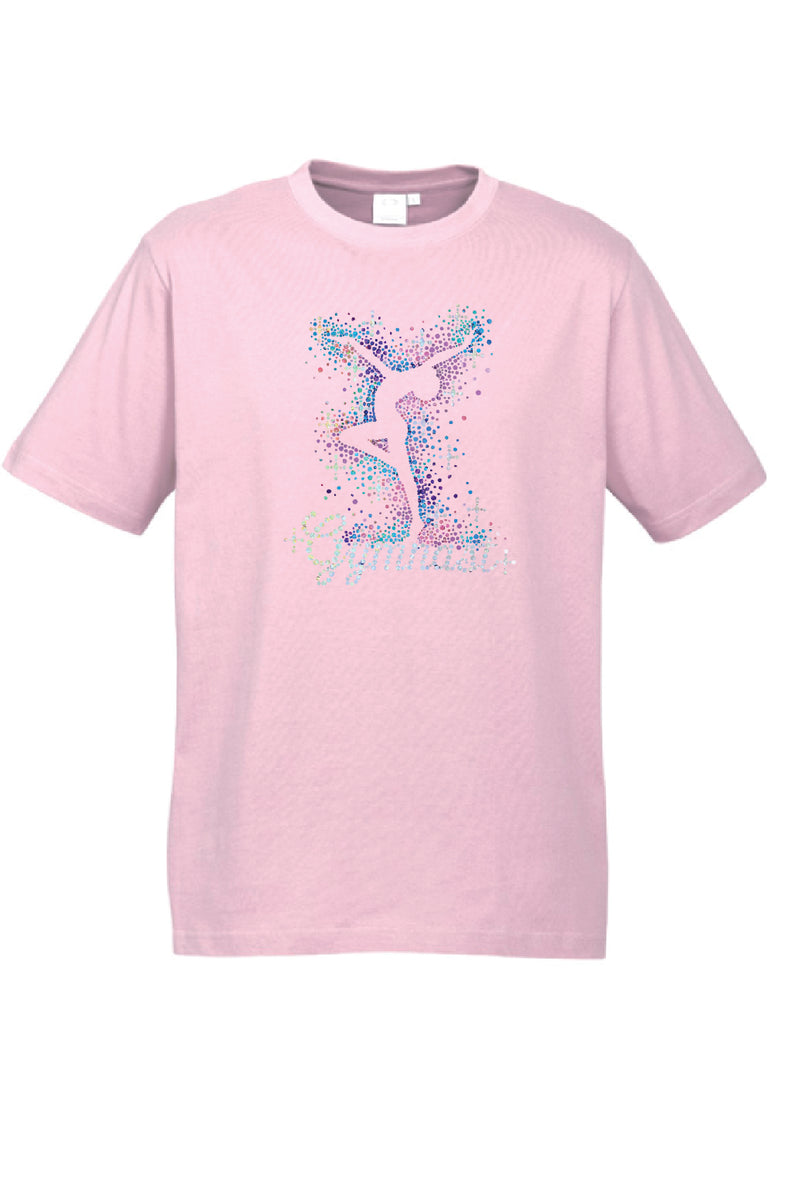 Gymnast Figure Sequin Custom Print