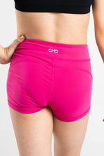 Luxe Hot Pink Shorts- SALE – GMD Activewear Australia